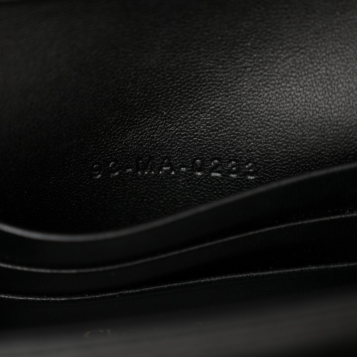 Lambskin Lady Dior Top Handle Clutch Black