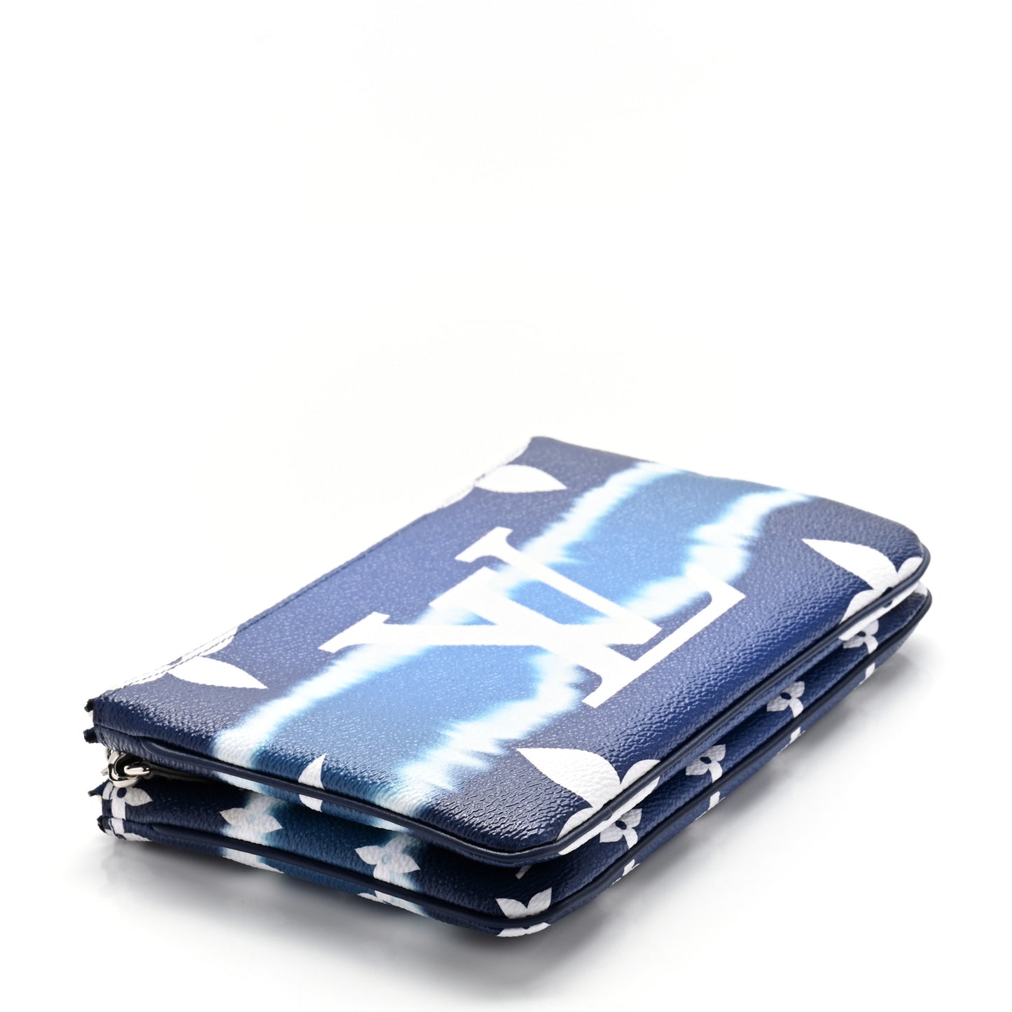 Monogram Giant Escale Double Zip Pochette Blue