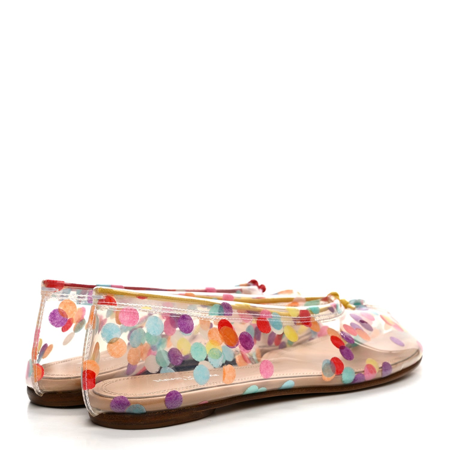 Maison Margiela PVC Confetti Printed Tabi New Ballerina Flats 39 Multicolor 5 of 9