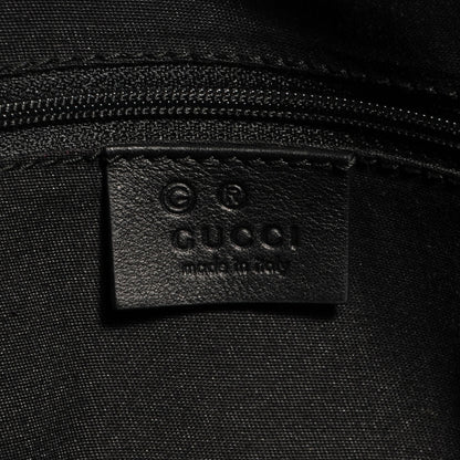 Gucci Horsebit Embossed Full Moon Tote Black 6 of 7