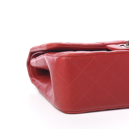 Chanel Lambskin Quilted Jumbo Double Flap Red 7 of 11