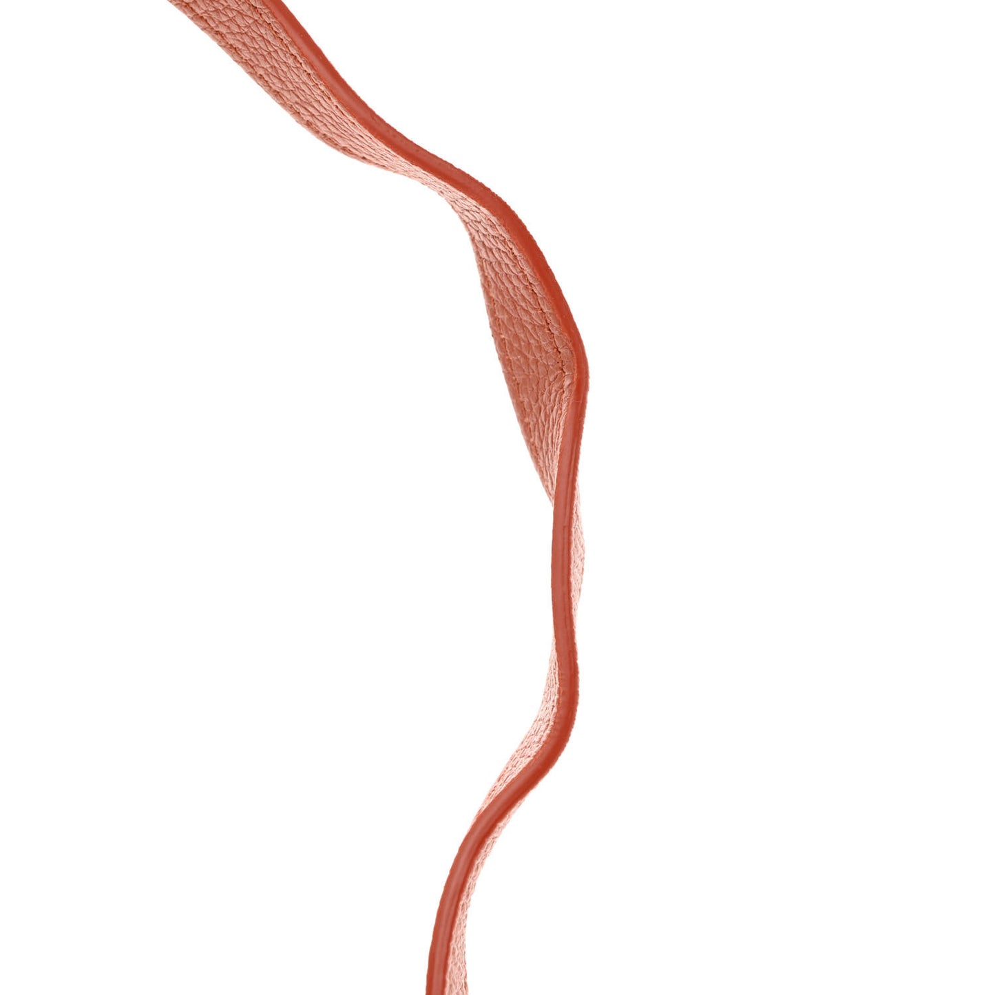 Drummed Calfskin Nano Luggage Lychee