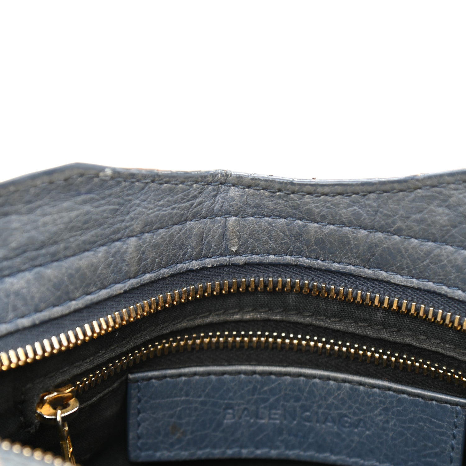 Balenciaga Agneau Giant 12 Gold Hardware Mini City Bleu Persan 11 of 17