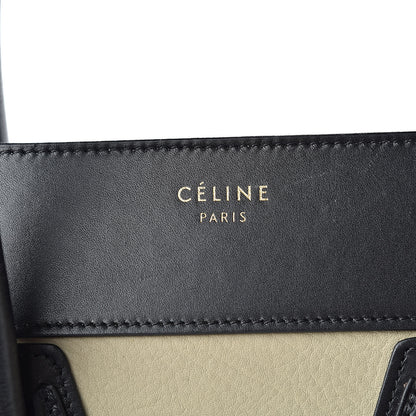 Celine Elephant Calfskin Mini Tri-Color Luggage Beige 6 of 18