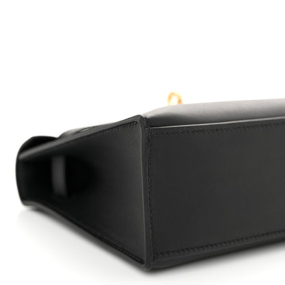 Hermes Swift Kelly Pochette Clutch Black 8 of 12