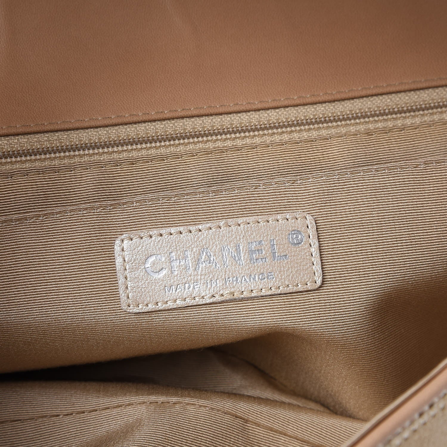 Chanel Lambskin Ostrich Pony Hair Quilted Patchwork Precious Symbols Flap Bag Beige 6 of 11