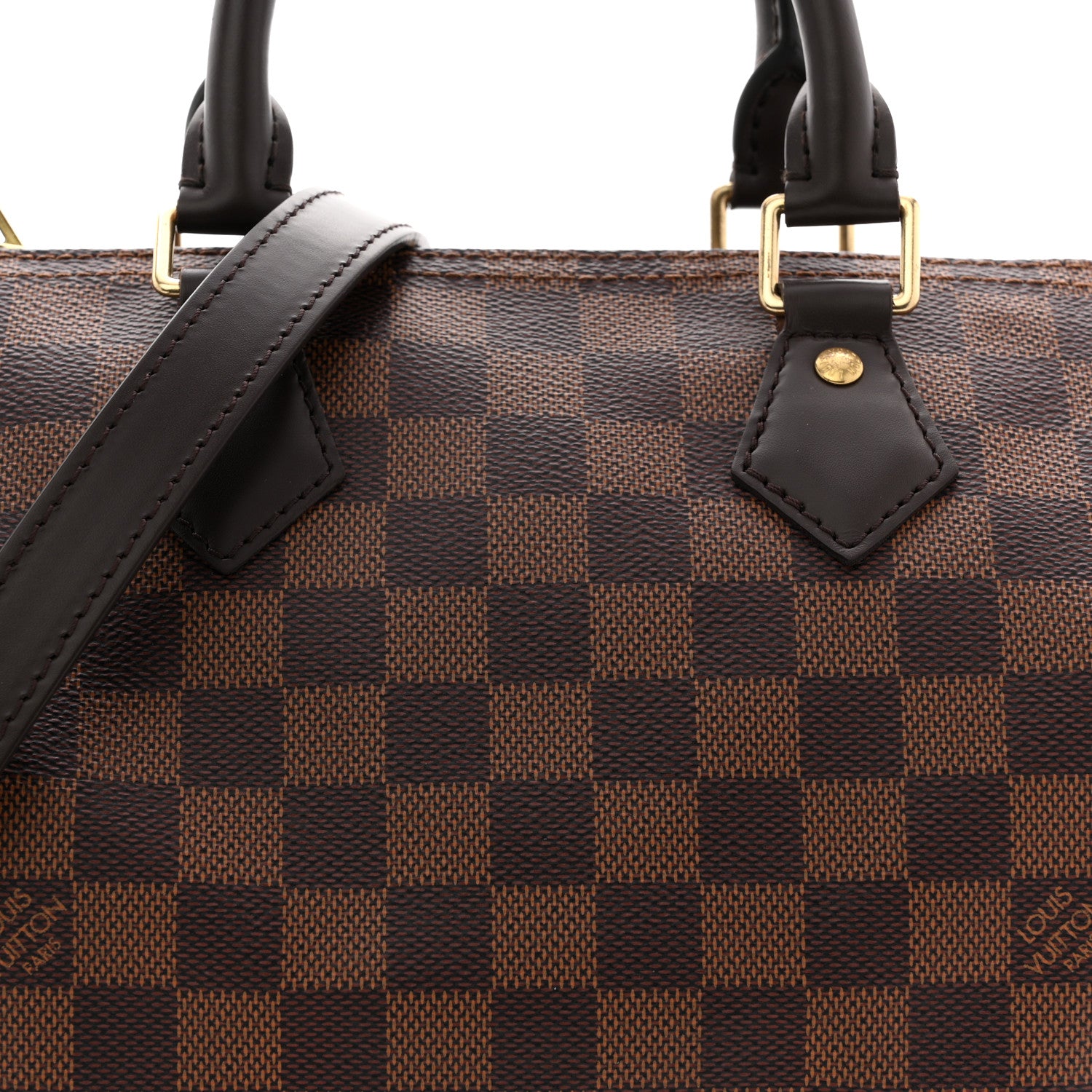 Louis Vuitton Damier Ebene Speedy Bandouliere 25 7 of 10