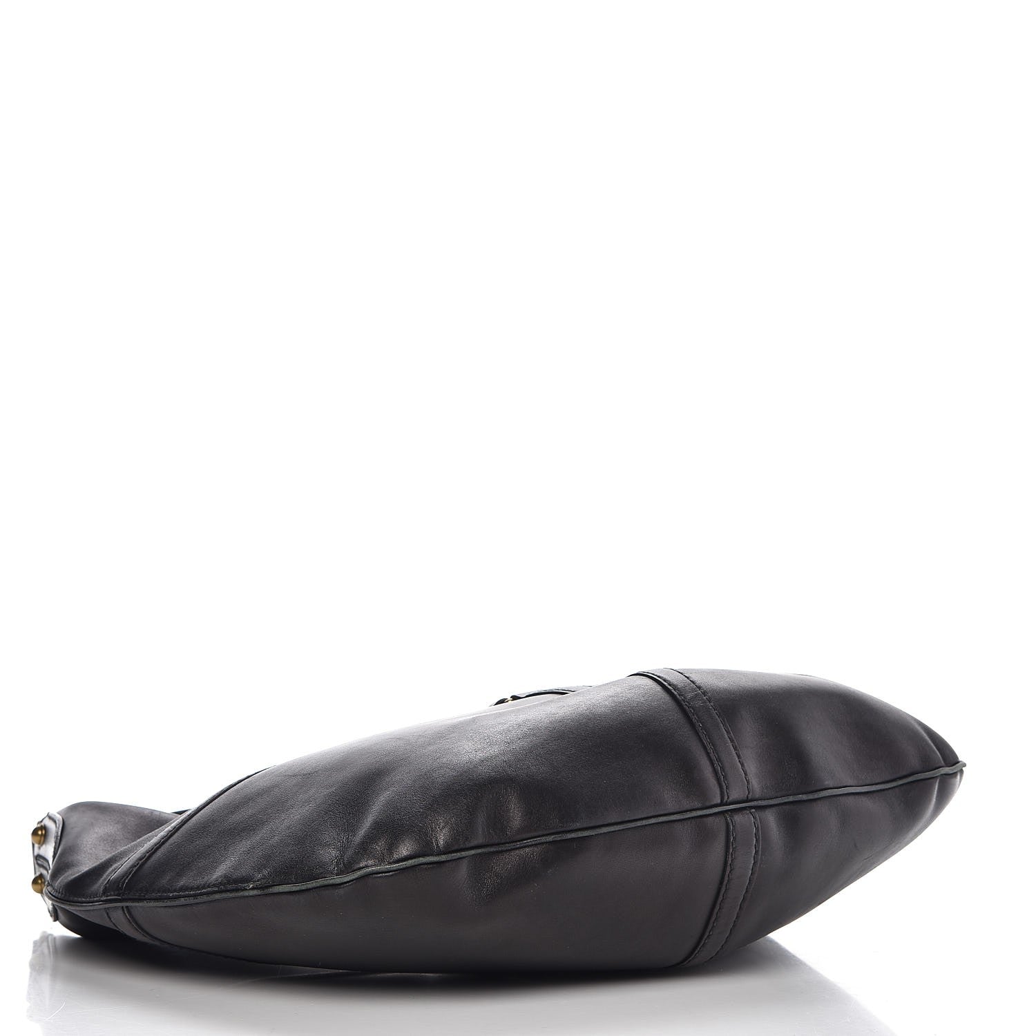 Gucci Calfskin GG Reins Hobo Black 4 of 15