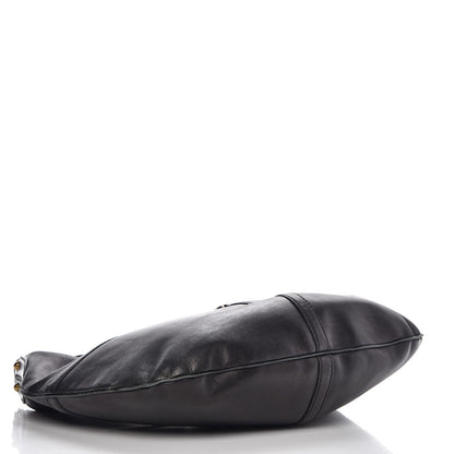 Gucci Calfskin GG Reins Hobo Black 4 of 15
