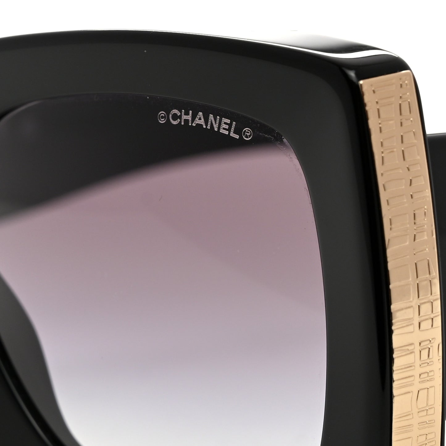 Acetate Rectangle Sunglasses 5435 Black