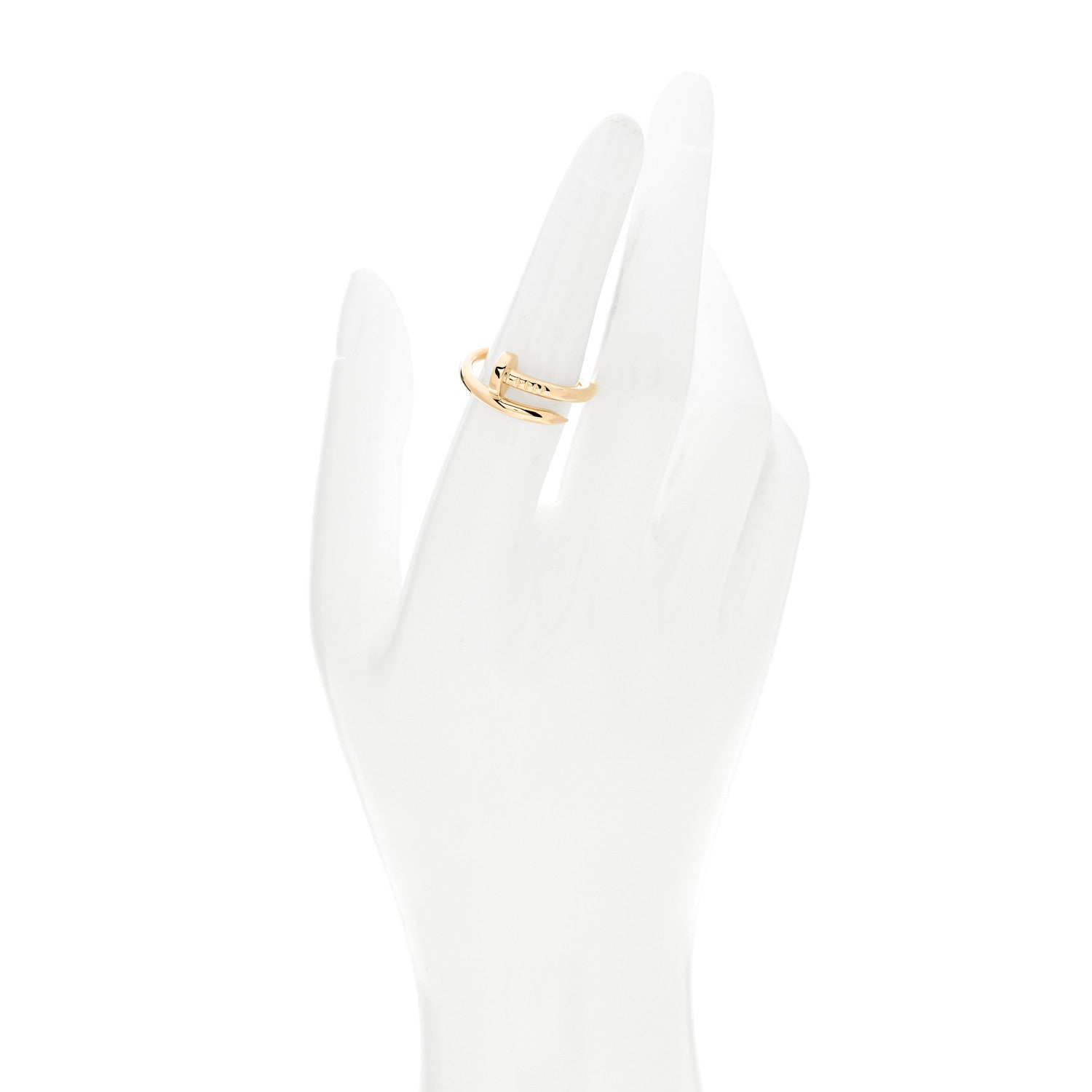 Cartier 18K Yellow Gold Juste Un Clou Ring 54 6.75 2 of 4
