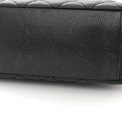 Chanel Caviar Quilted Petit Shopping Tote PST Black 10 of 10