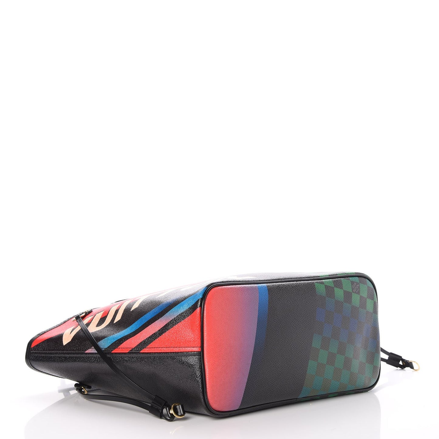 Damier Race Neverfull MM Noir Rouge