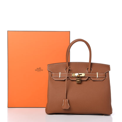 Hermes Togo Birkin 30 Gold 11 of 11