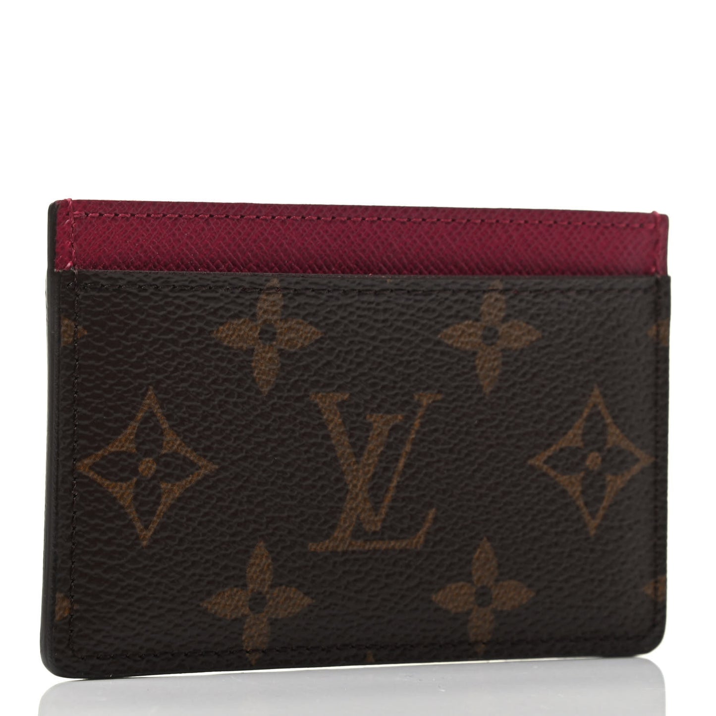 Monogram Card Holder Fuchsia