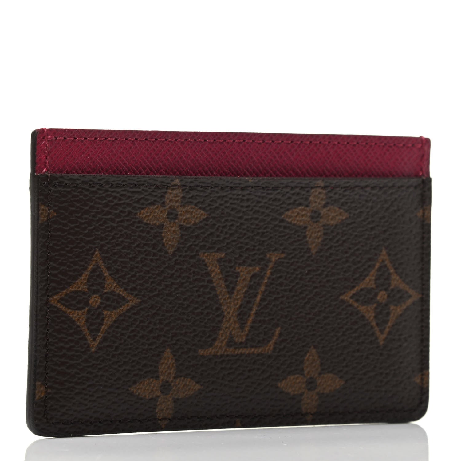 Louis Vuitton Monogram Card Holder Fuchsia 2 of 3