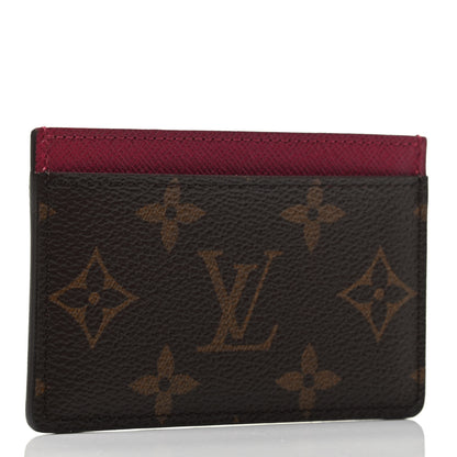 Louis Vuitton Monogram Card Holder Fuchsia 2 of 3