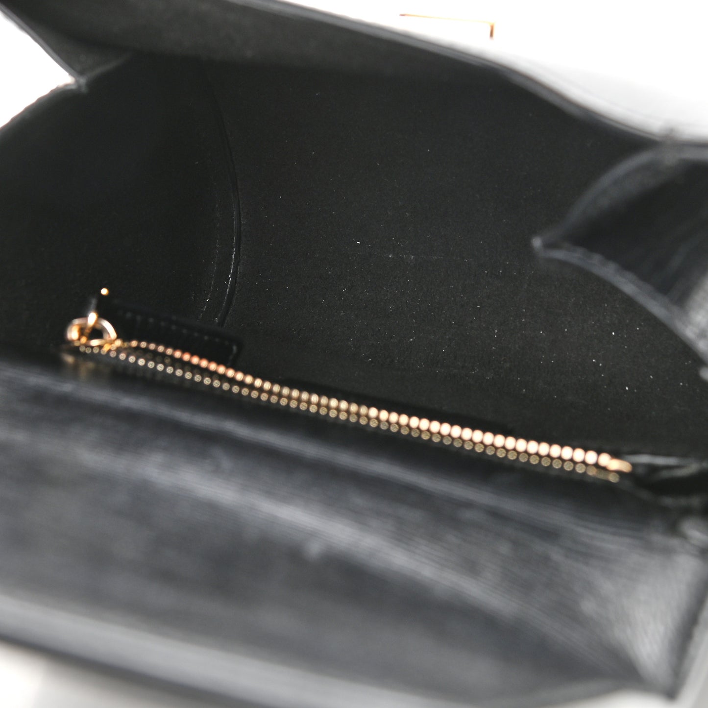 Textured Calfskin Mini Pandora Box Chain Crossbody Bag Black