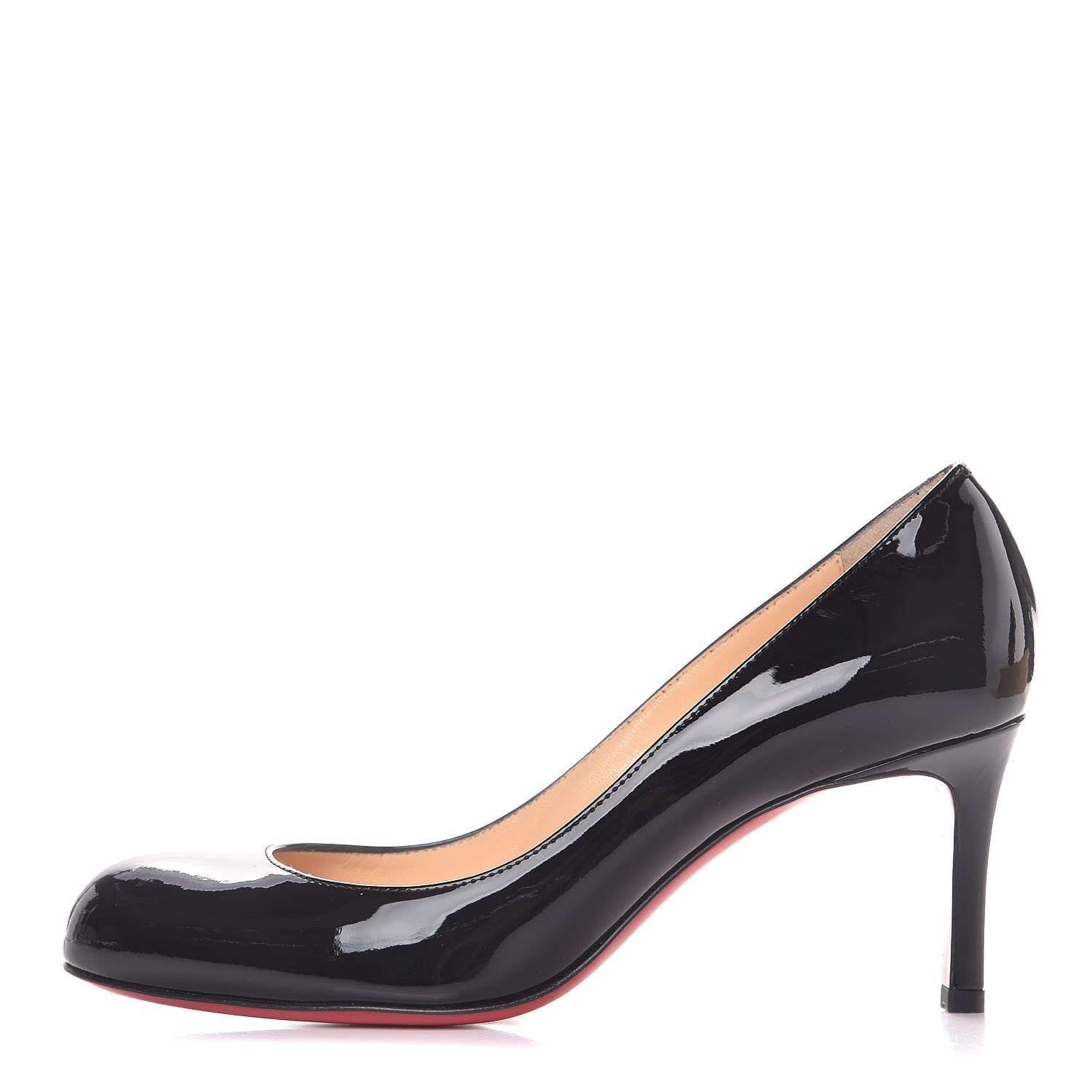 Christian Louboutin Patent Simple 70 Pumps 36 Black 1 of 8