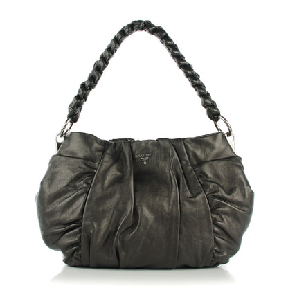 Prada Nappa Mordore Hobo Piombo 1 of 9