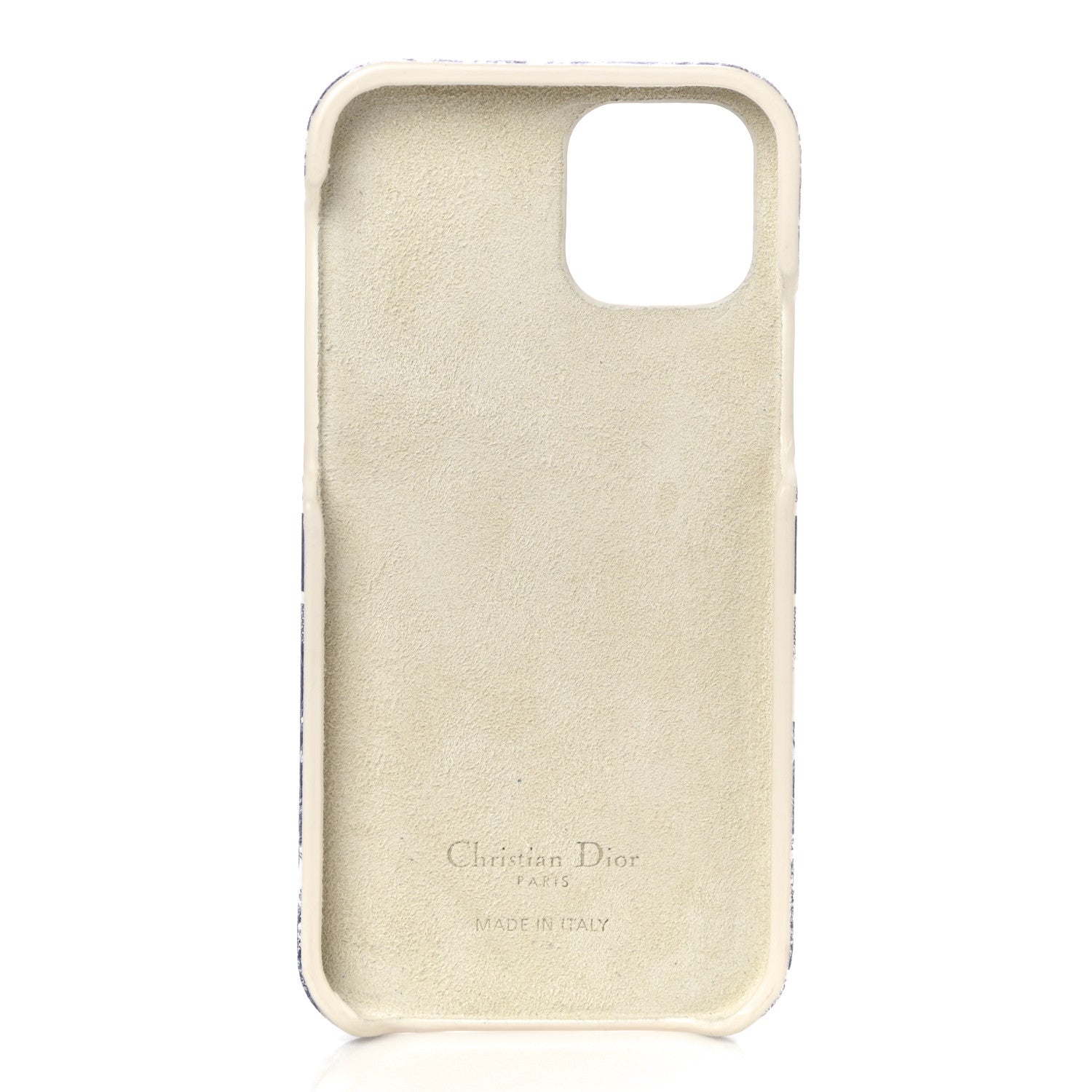 Christian Dior Calfskin Toile De Jouy iPhone 12 Pro Case Blue Multicolor 4 of 9