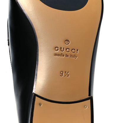 Gucci Betis Glamour Calfskin Horsebit Mens Jordaan Loafers 9.5 Black 15 of 22