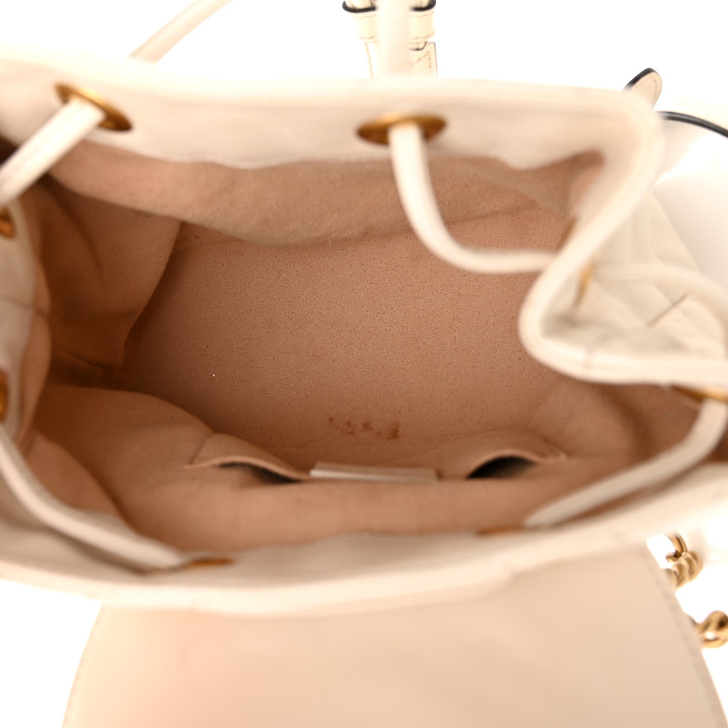 Calfskin Matelasse GG Marmont Flap Backpack White