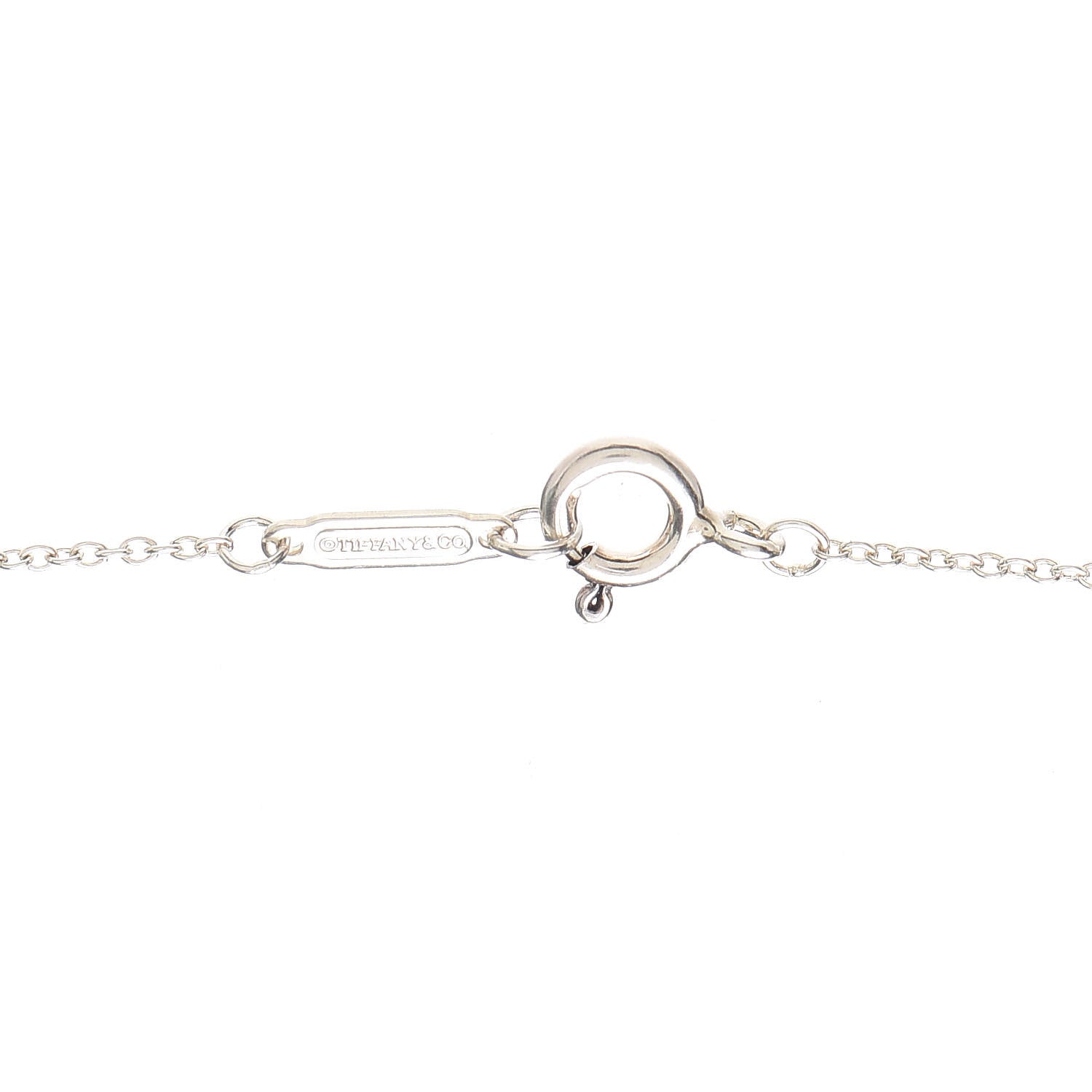 Tiffany Sterling Silver 18K Yellow Gold 1837 Interlocking Circles Pendant Necklace 4 of 7