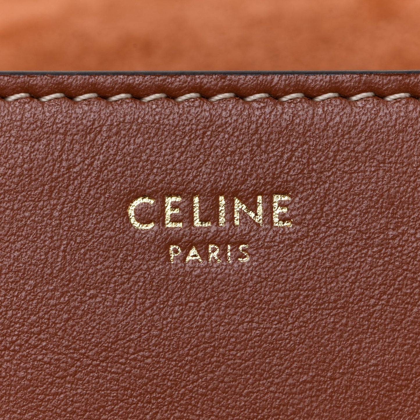 Smooth Calfskin Cuir Triomphe Folco Crossbody Bag Tan