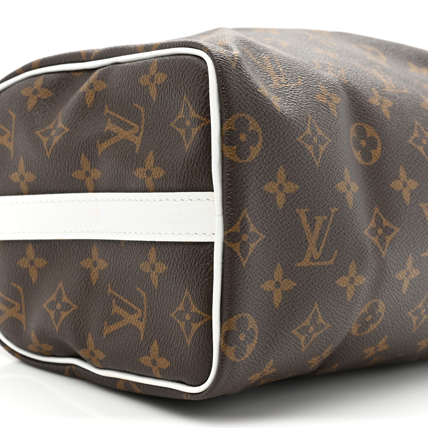 Monogram LV Match Speedy Bandouliere 25 White