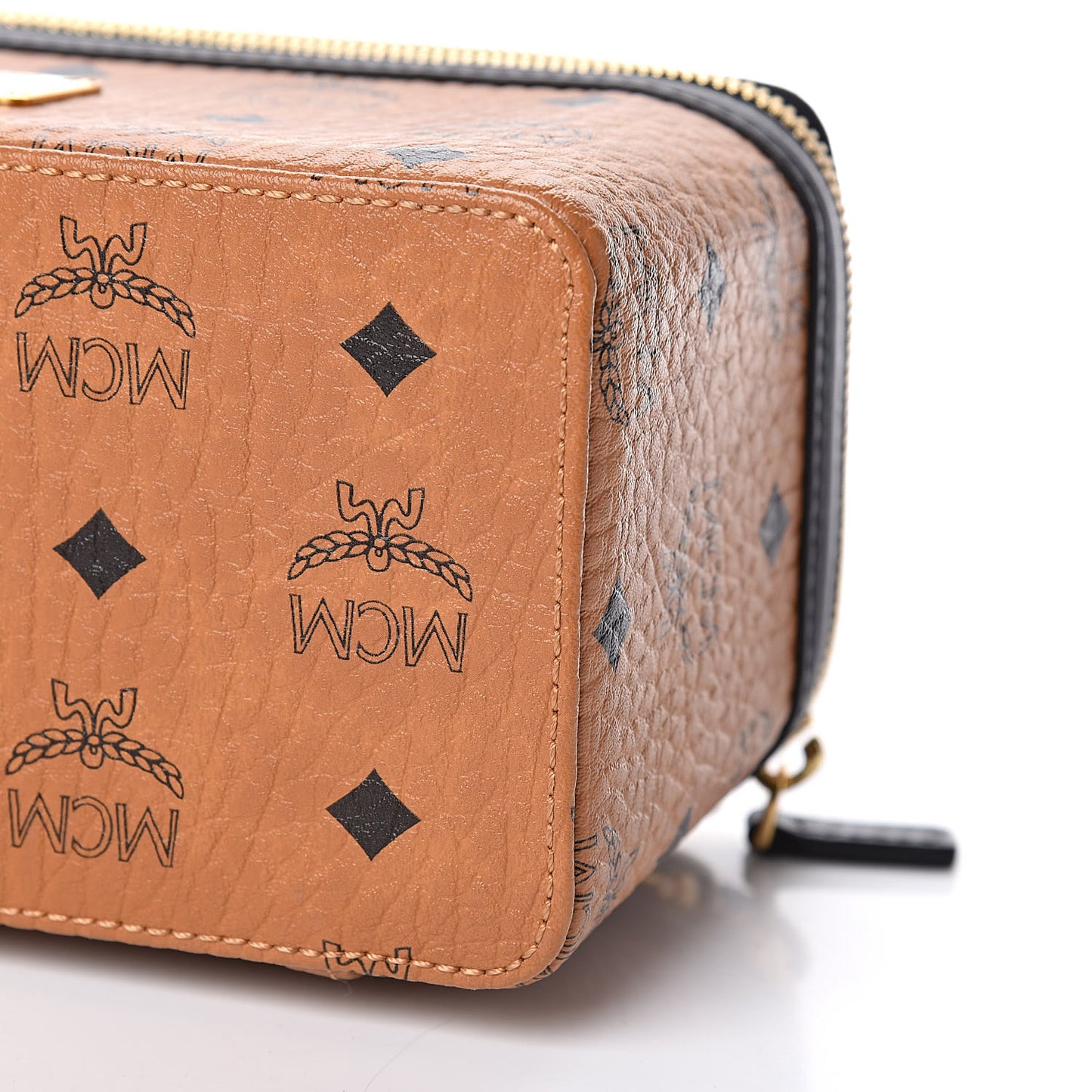 Visetos Vanity Case Cognac Black