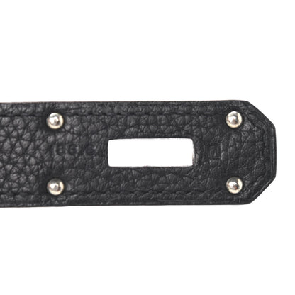 Hermes Taurillon Clemence Jypsiere 34 Black 7 of 12