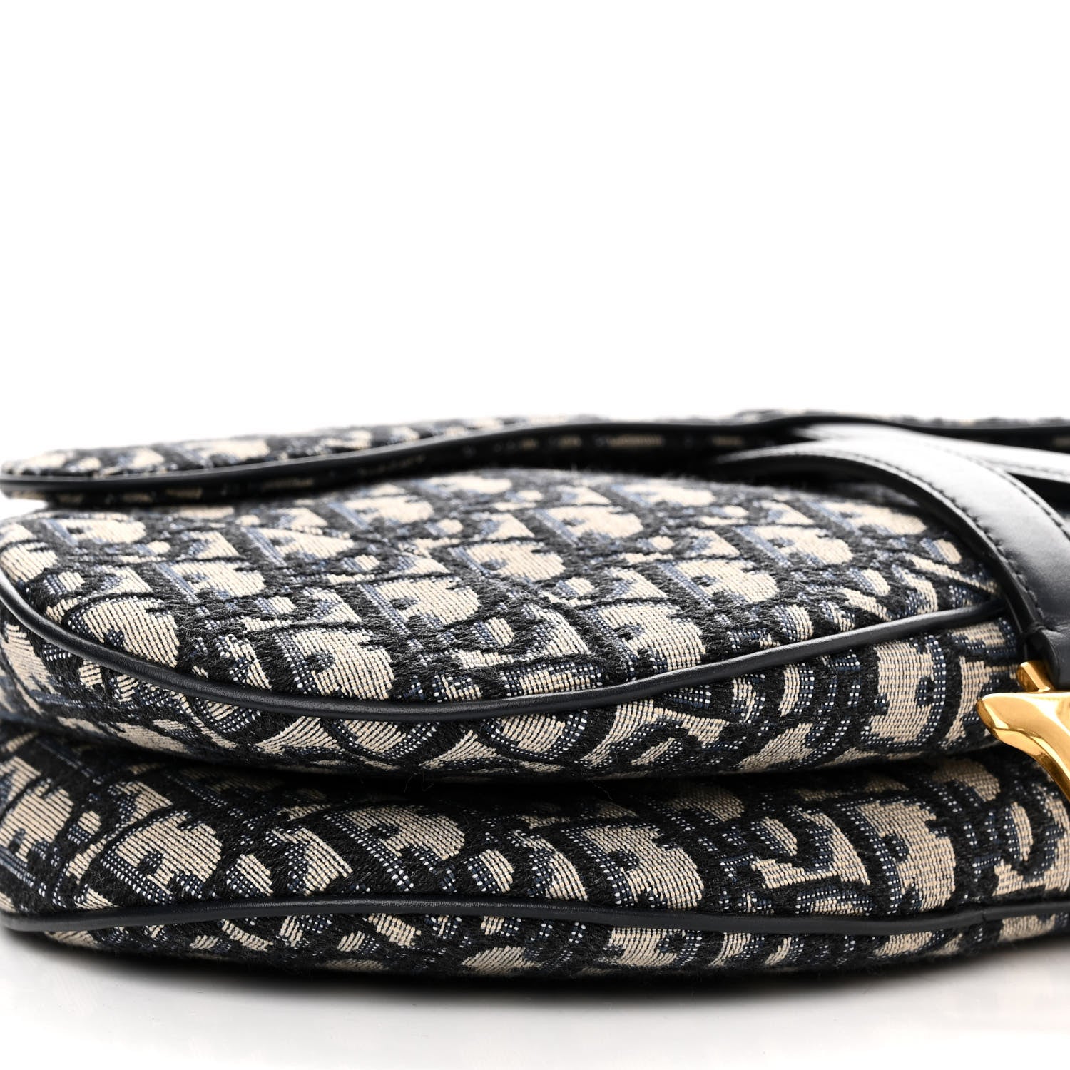 Christian Dior Oblique Saddle Bag Blue 9 of 10