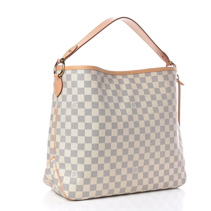 Louis Vuitton Damier Azur Delightful MM Pink 3 of 12