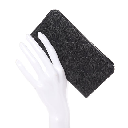 Louis Vuitton Empreinte iPhone X/XS Folio Case Black 2 of 9