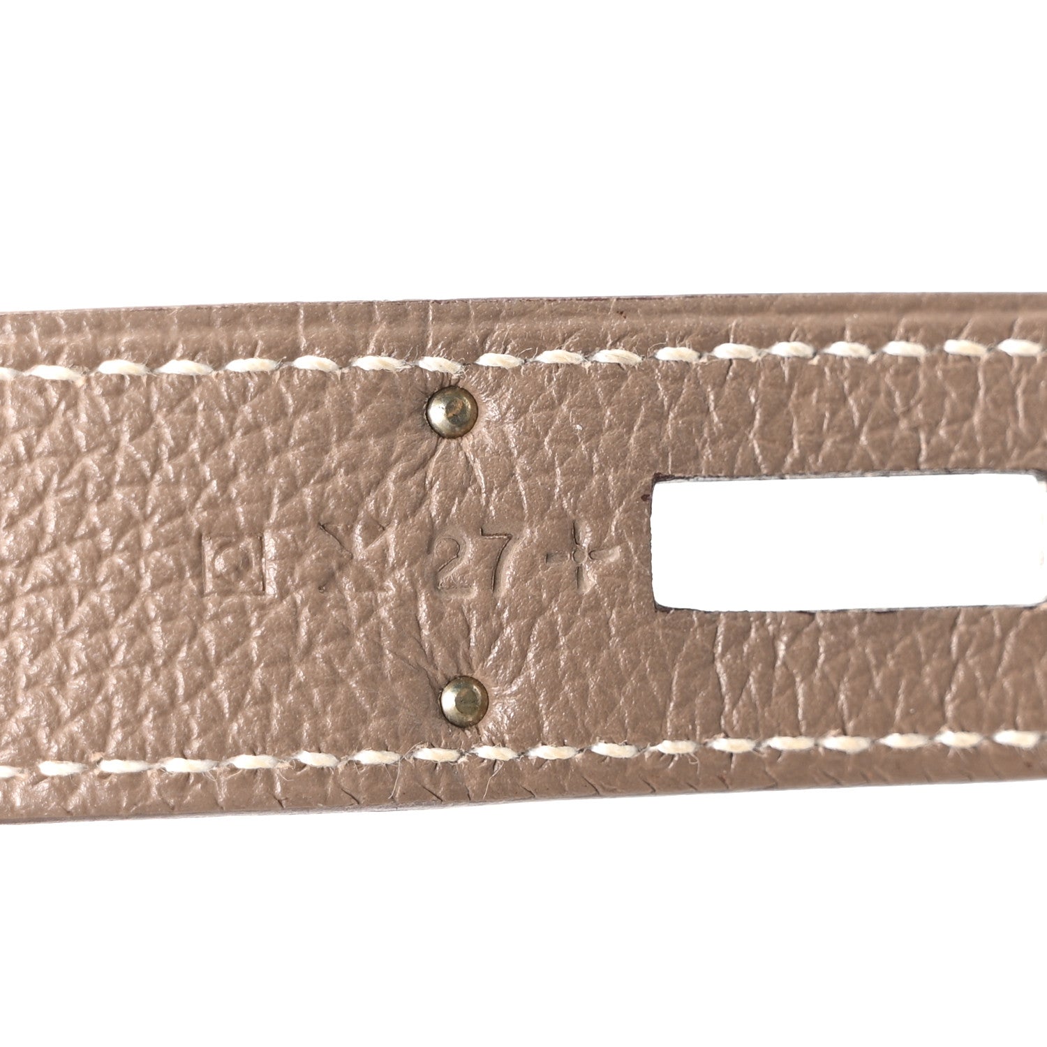 Hermes Togo Kelly Retourne 40 Etoupe 7 of 10