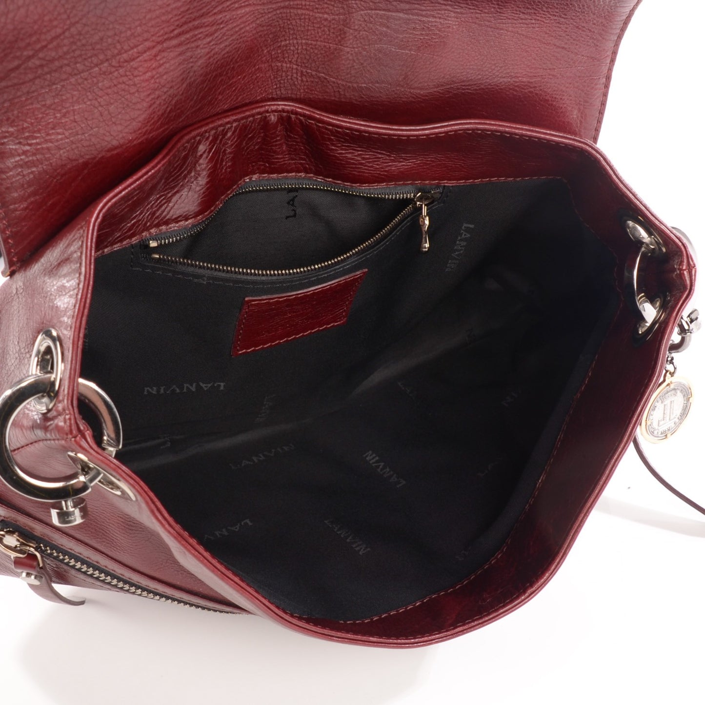 Large Shoulder Bag Plum
