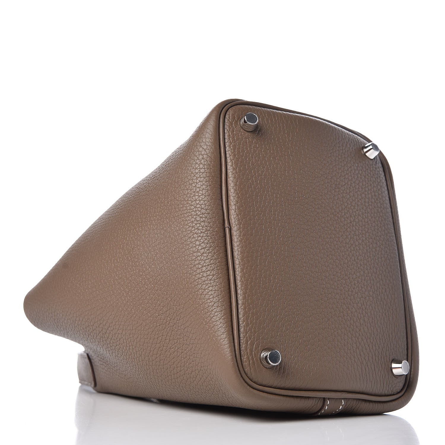 Hermes Taurillon Clemence Picotin Lock 18 PM Etoupe 4 of 9