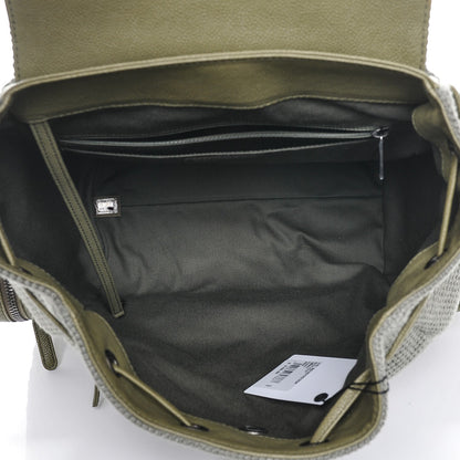 Chanel Tweed Canvas Cuba Pocket Backpack Khaki 6 of 7