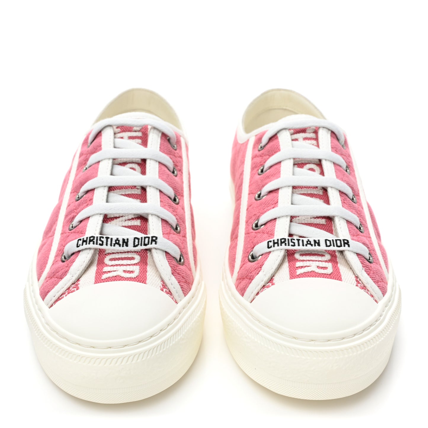 Canvas Walk 'N' Dior Low Top Sneakers 38 Taffy Pink