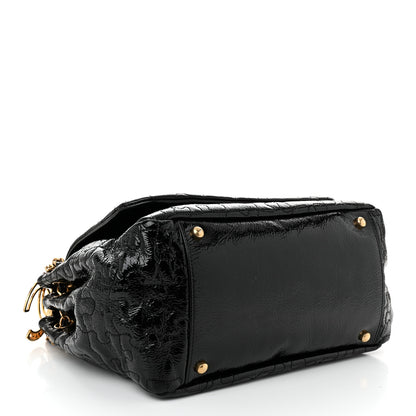 Chanel Patent Puzzle Accordion Flap Bag Black 4 of 10