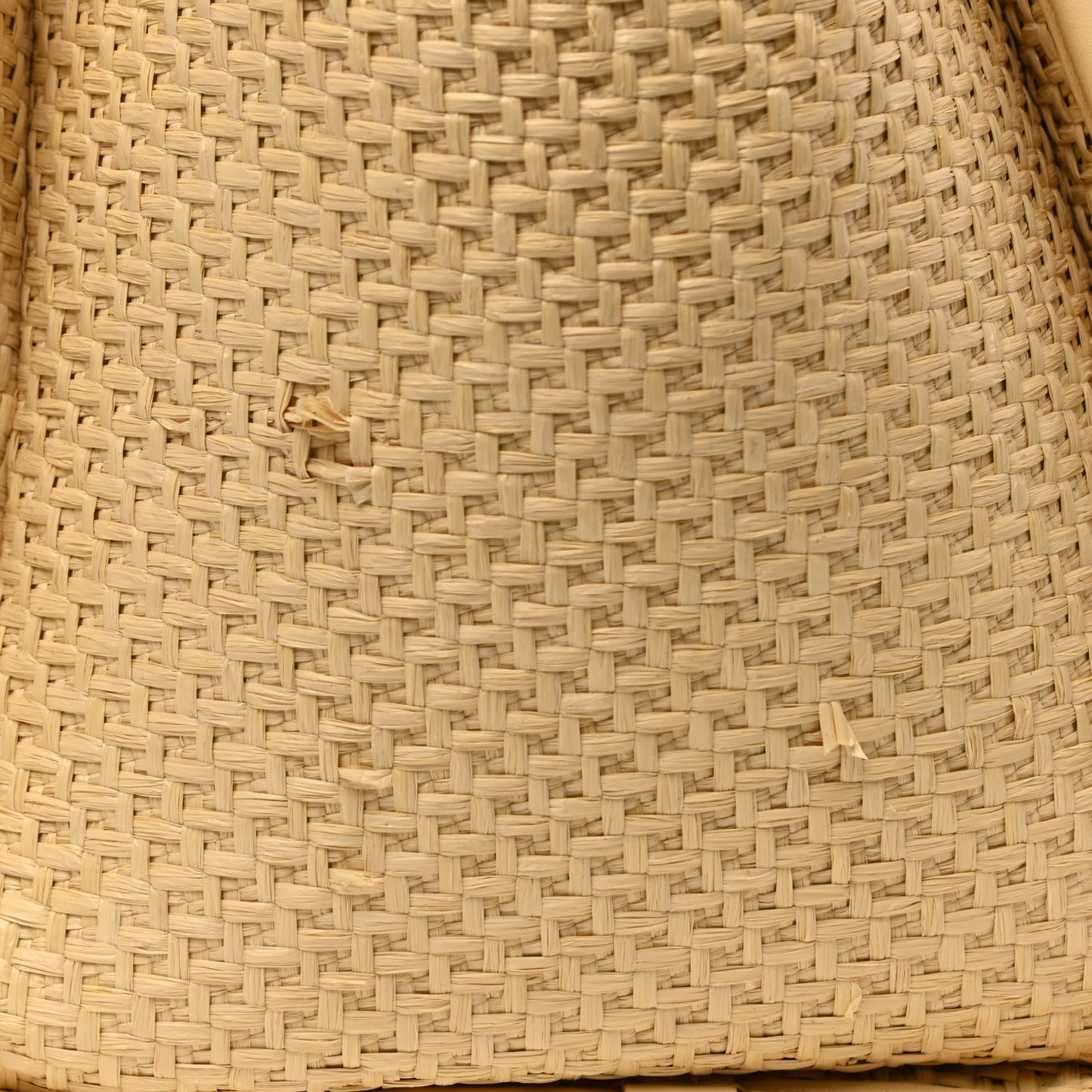 Straw Raffia Calfskin Chain Medium Deauville Tote Beige Black