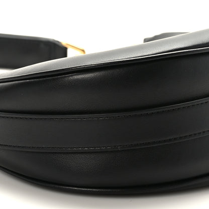 Celine Smooth Calfskin Medium Strap Ava Shoulder Bag Black 7 of 9