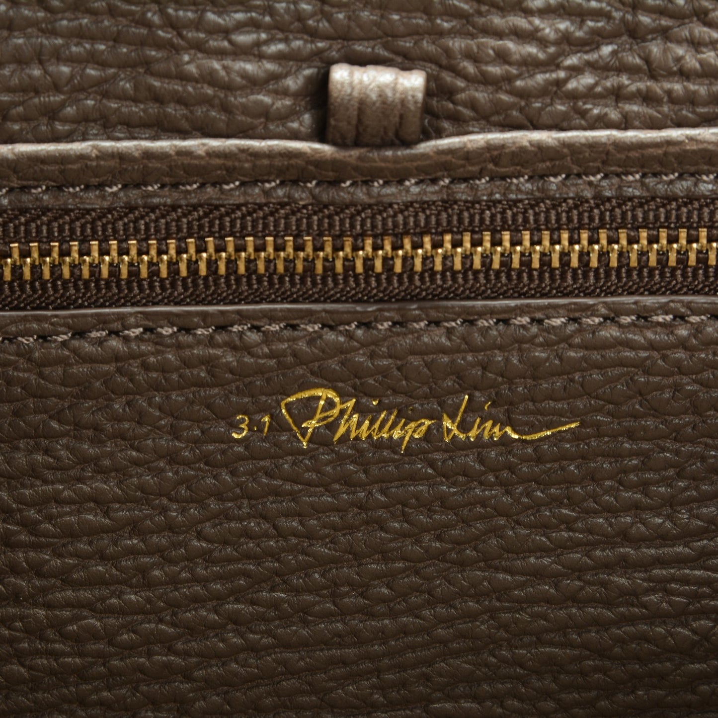 3.1 Textured Calfskin Medium Pashli Satchel Taupe