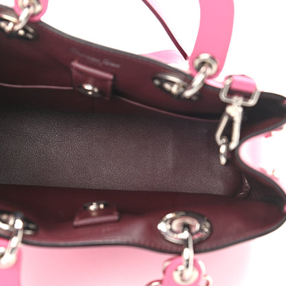 Christian Dior Smooth Calfskin Mini Diorissimo Tote Pink 5 of 11