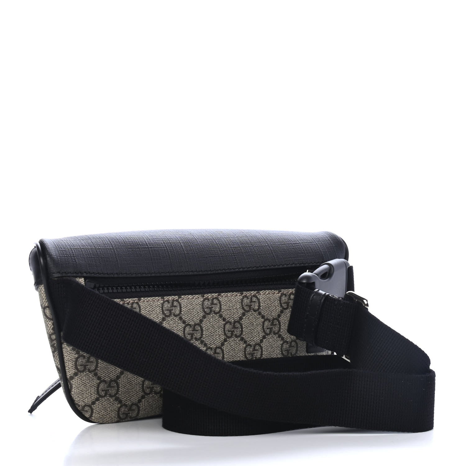 Gucci GG Supreme Monogram Belt Bag Black 2 of 4