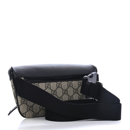 Gucci GG Supreme Monogram Belt Bag Black 2 of 4