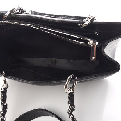 Chanel Caviar Quilted Grand Shopping Tote GST Black 6 of 11