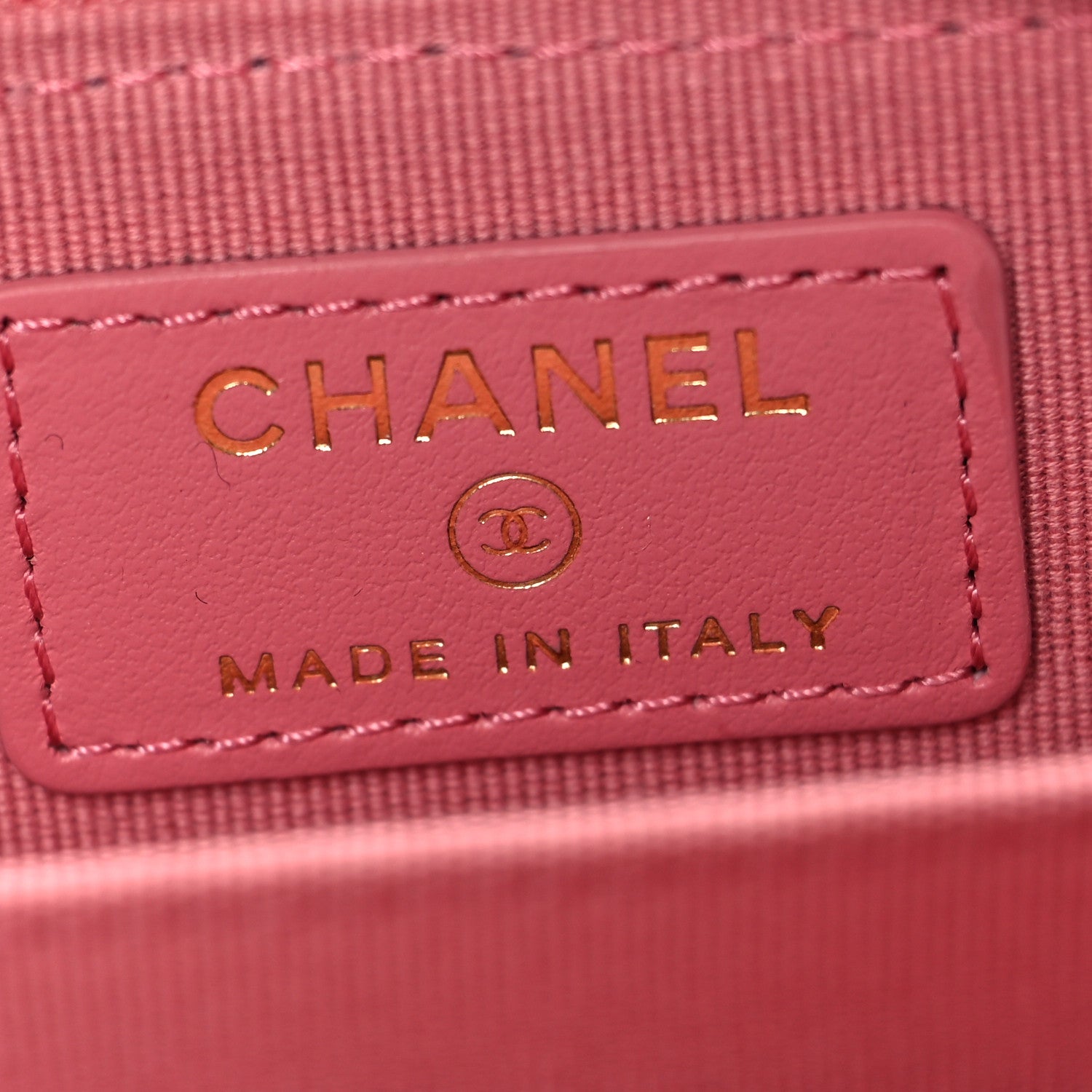 Chanel Caviar Quilted Zip Card Holder Pink 6 of 8