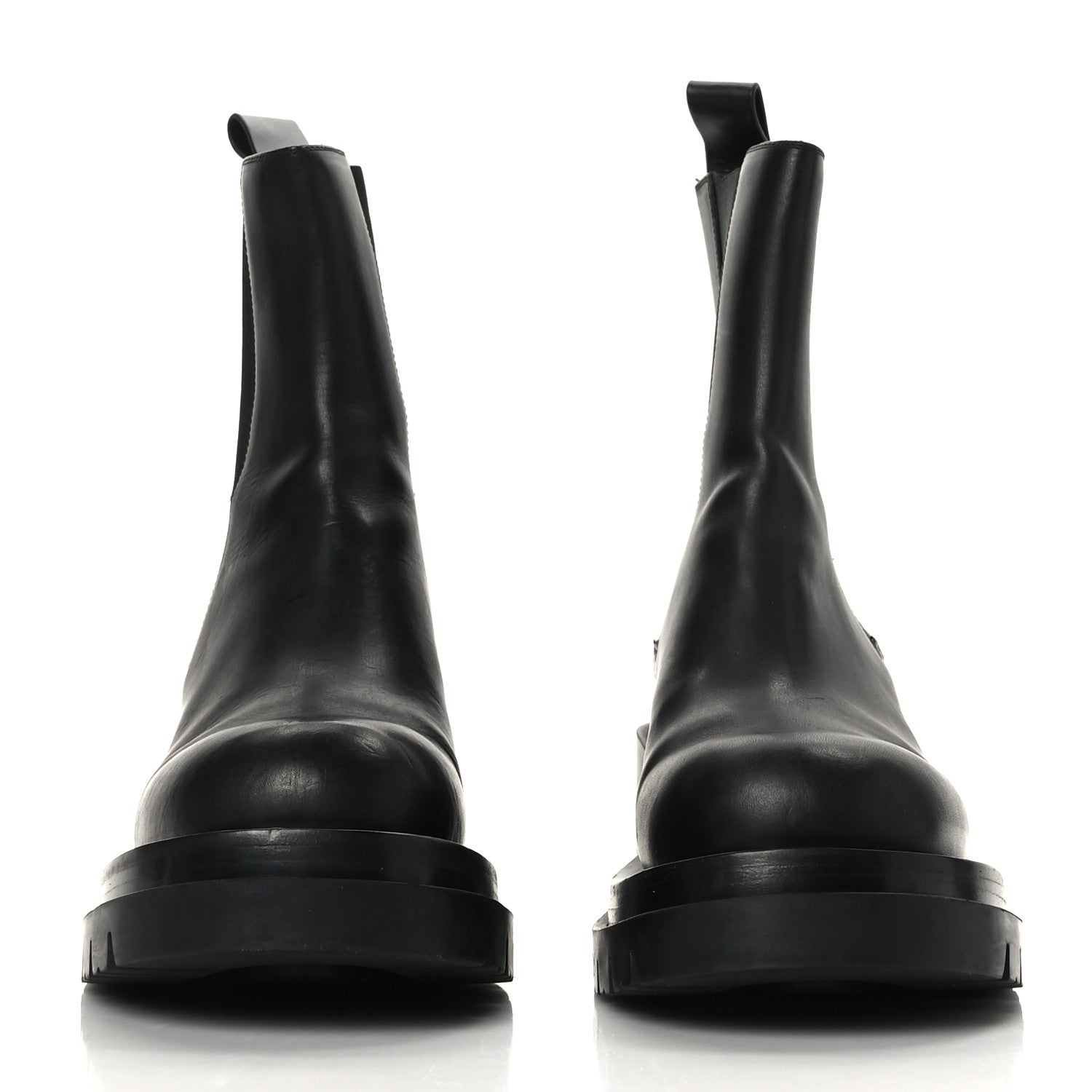 Bottega Veneta Calfskin The Lug Chelsea 30/70mm Ankle Boots 40 Black 2 of 7